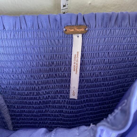 Free People Scorpio Shine Midi Dress Size Large Blue Lilac - Picture 10 of 14